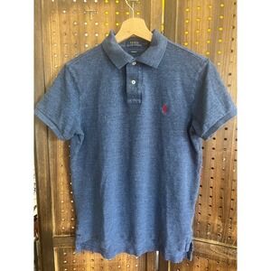 Polo Ralph Lauren Custom Fit Men's Medium Blue Polo Shirt 175/96A